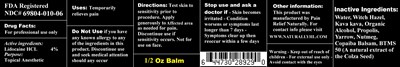 Principal Display Panel (2 Ounce Lidocaine Rub)